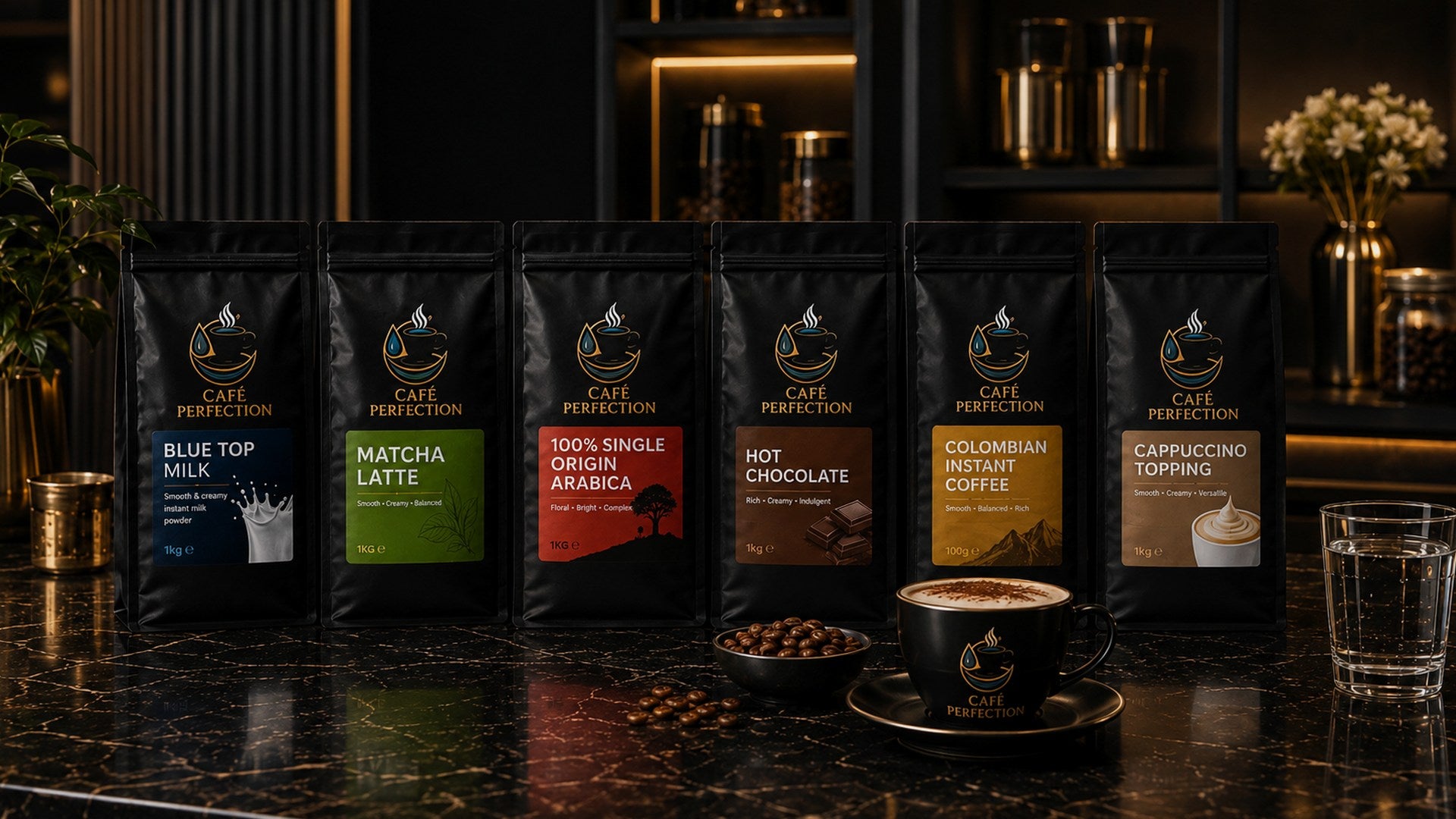 Coffee and drinks ingredient storage and hopper care
