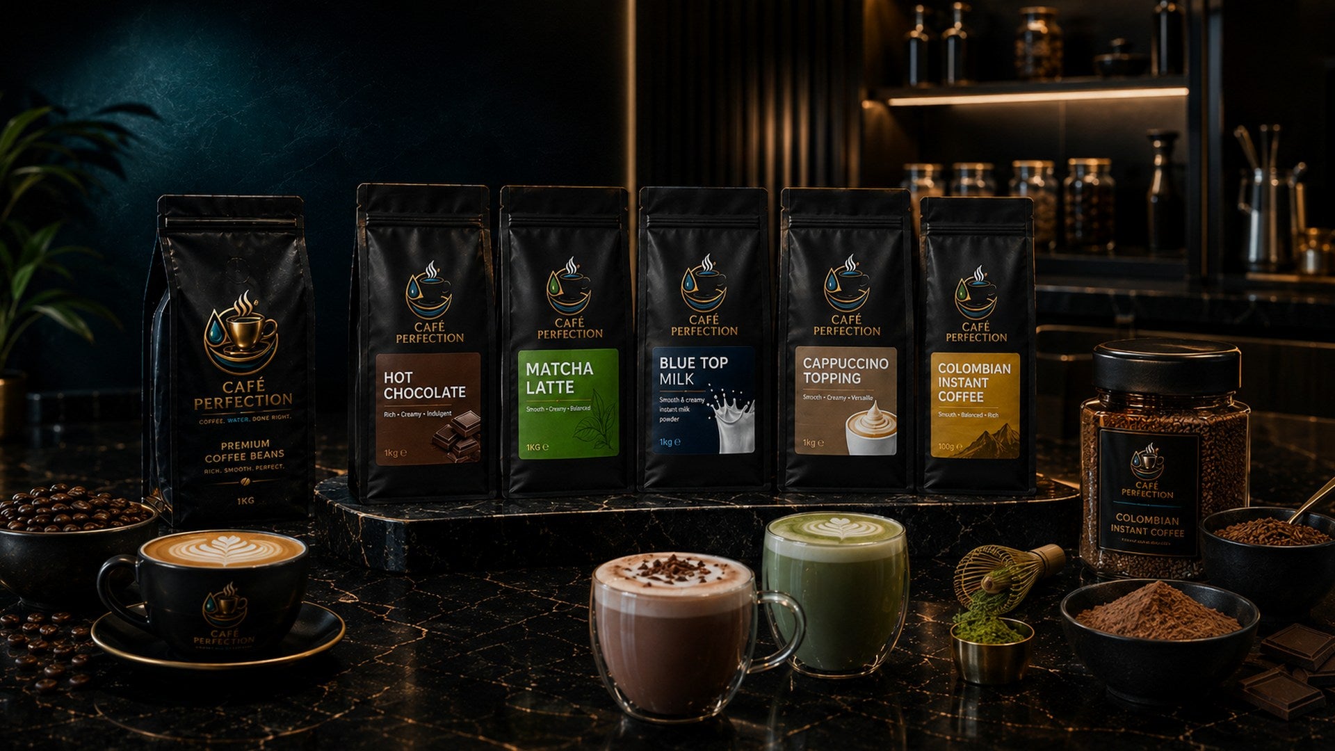 Café Perfection ingredient replenishment