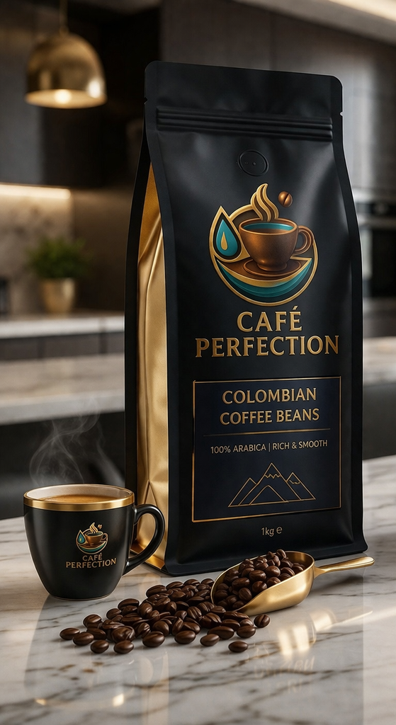 Café Perfection Ethiopian Roast Coffee Beans 1kg