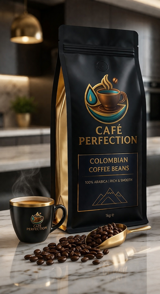 Café Perfection Ethiopian Roast Coffee Beans 1kg