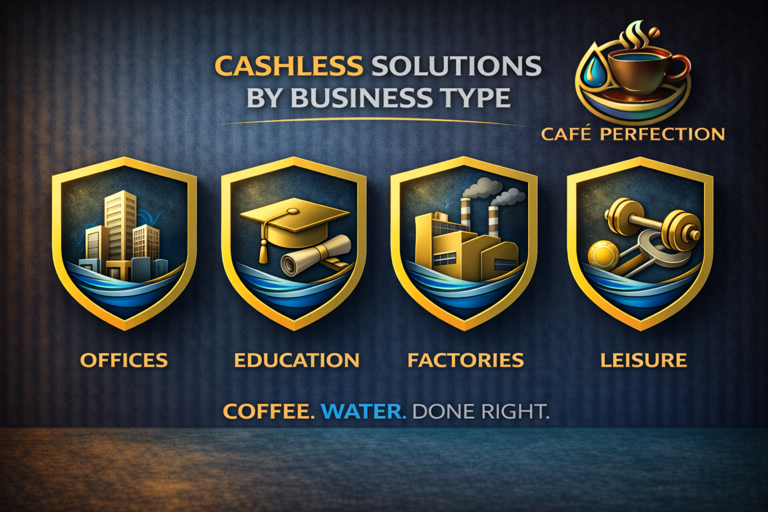 Cashless Coffee Solutions by Workplace Type