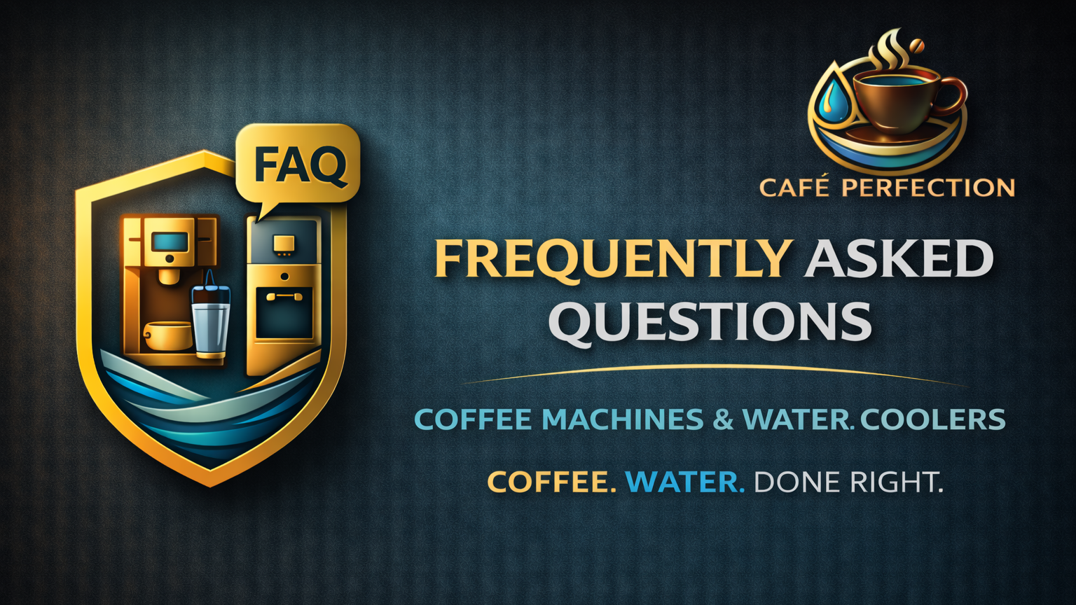 Café Perfection FAQs – Coffee Machines, Water, Ingredients & Support