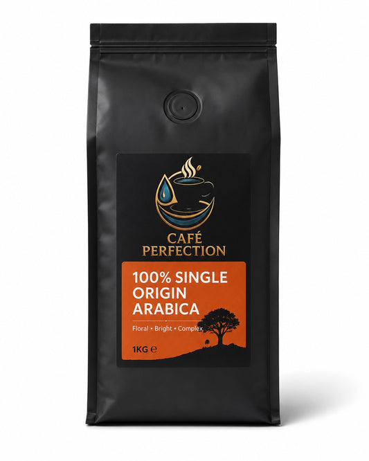 Café Perfection 100% Arabica coffee beans, 1kg bag