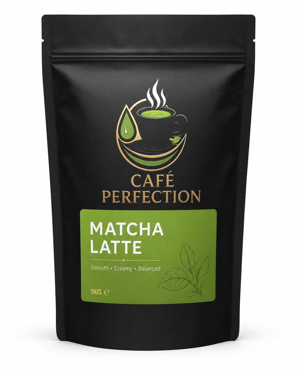 Café Perfection Matcha Latte — confirmed 1 kg pack