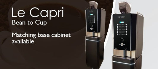 DarenthMJS Le Capri Bean to Cup supplier range photograph; optional base cabinet shown