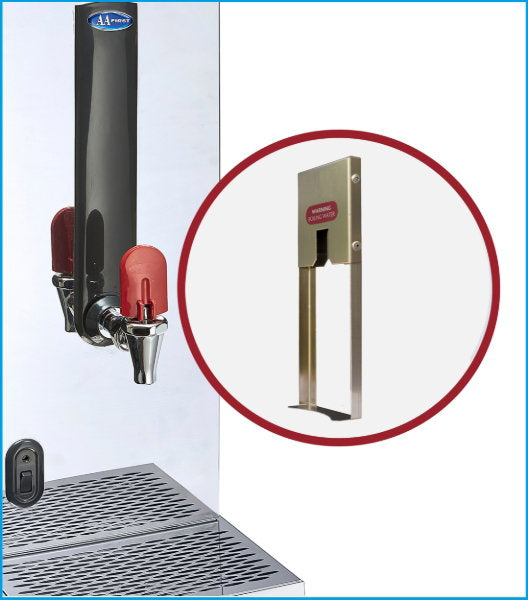 AA First InnoTouch adapter shown on a compatible boiler; boiler not included