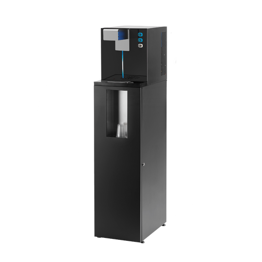 Hi Class base cabinet shown with a Hi Class water cooler installed; cooler sold separately