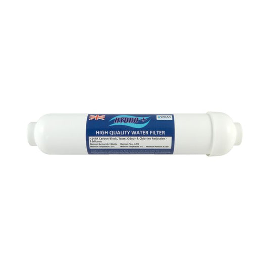 Hydro+ carbon block inline water filter