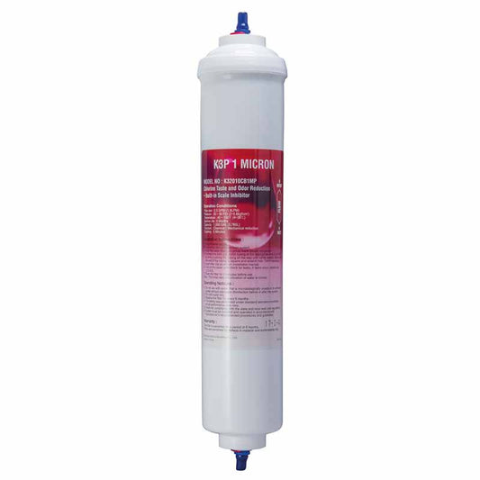 K3P 1-micron inline water filter with scale inhibitor