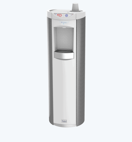 Mistral Evopure ToBeSure floor-standing water cooler in white; configuration confirmed with your quotation