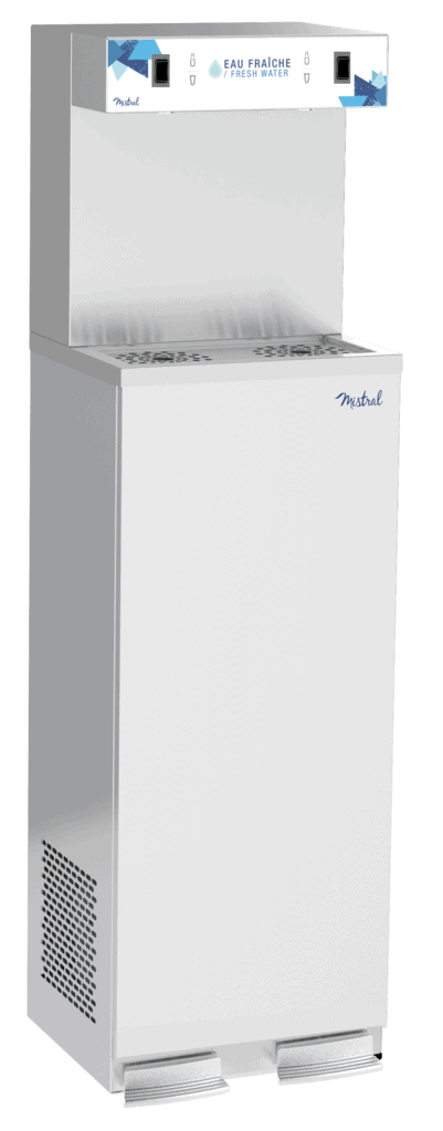 Mistral RDC 160 V touchless water dispenser with pedal controls