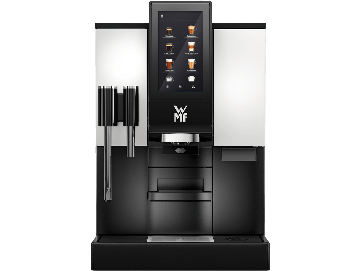 WMF 1100 S professional coffee machine; optional equipment shown