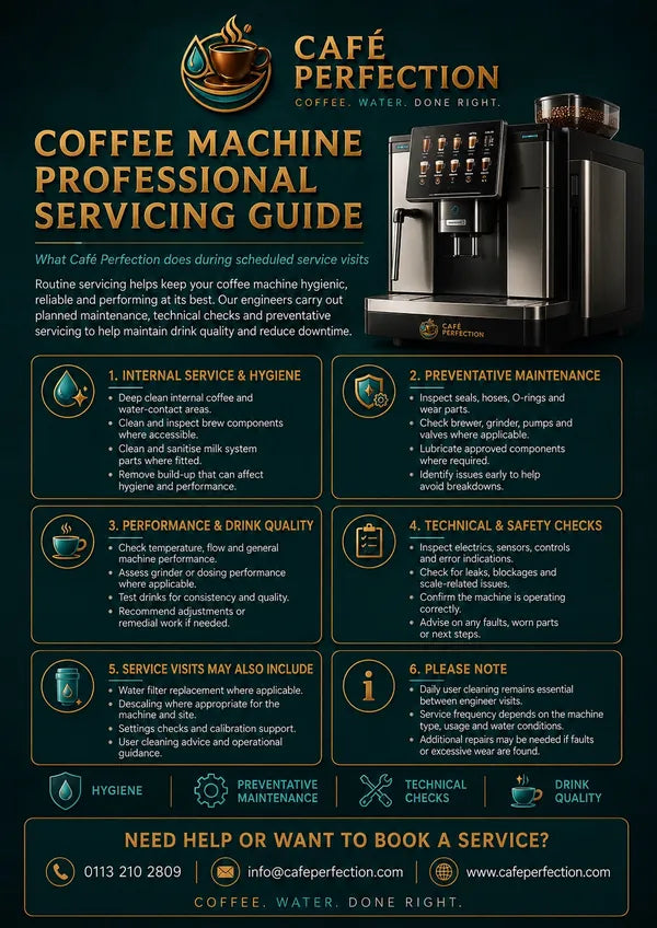 Coffee machine professional servicing guide