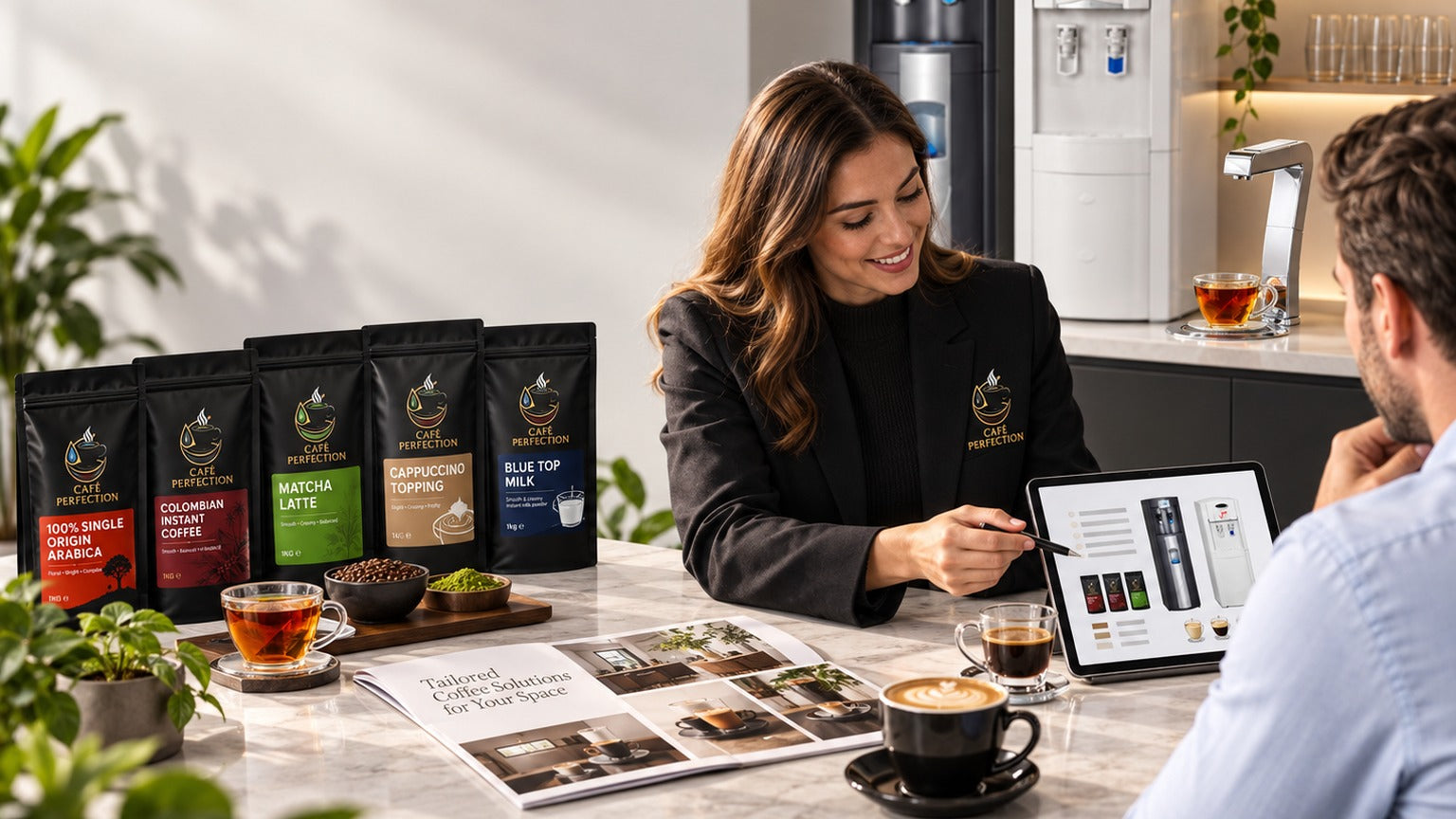 Café Perfection requirement and site planning