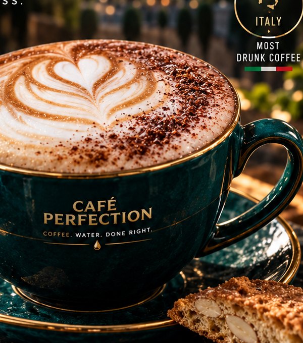 Italian-style Cappuccino serving suggestion