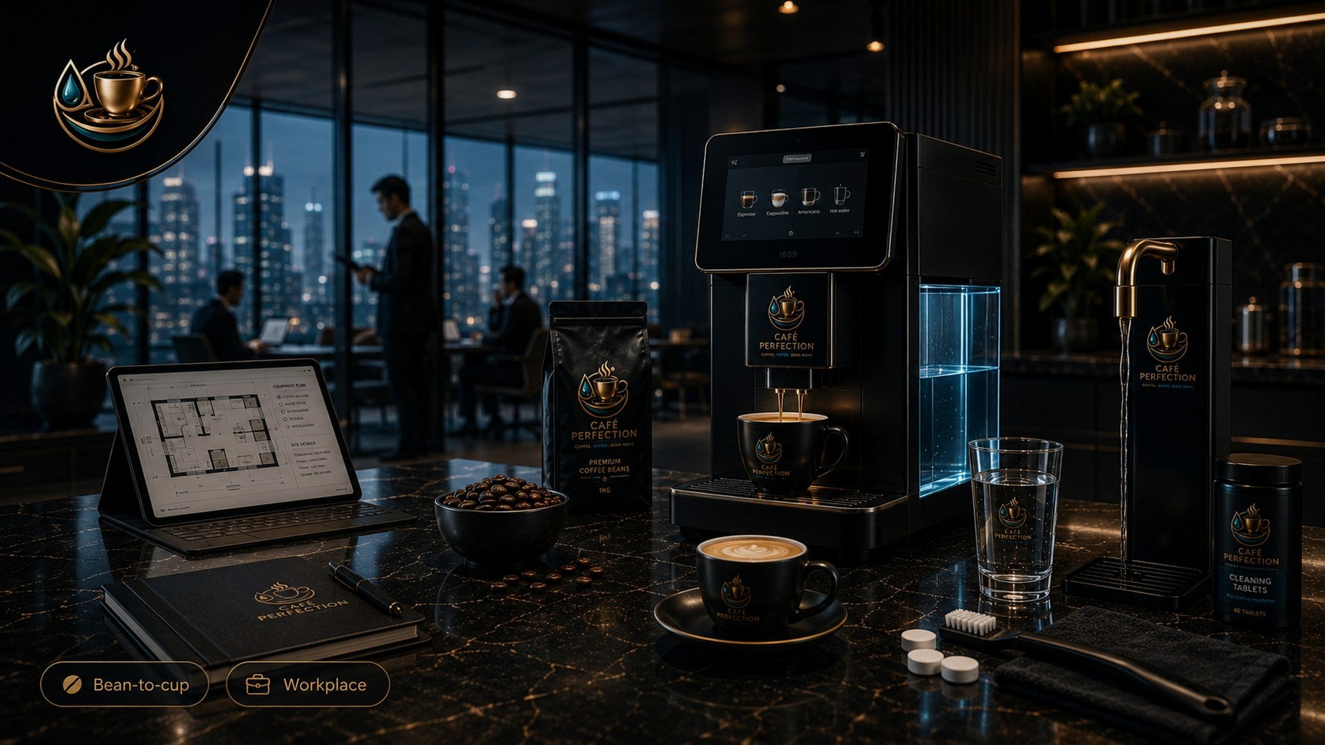 Demand and capacity planning for a workplace drinks setup