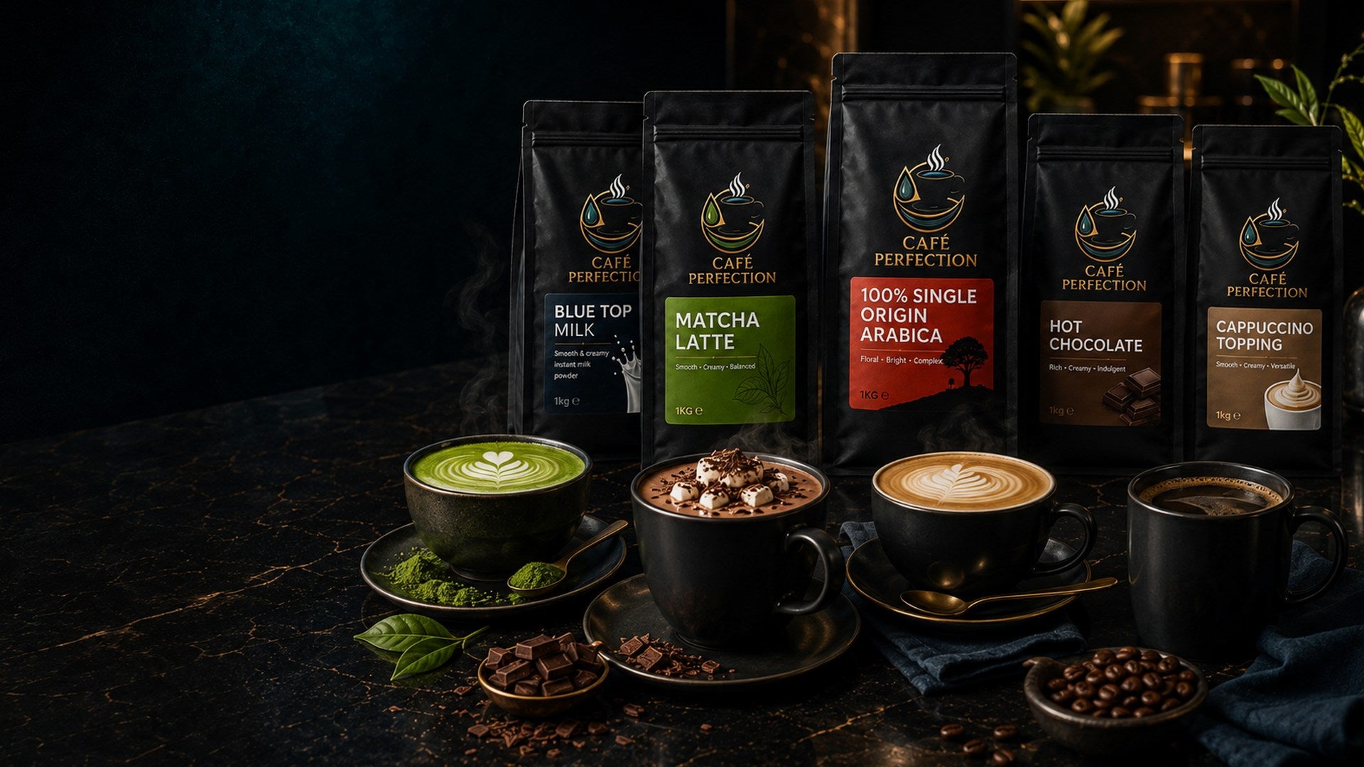 Café Perfection recipe and ingredient range