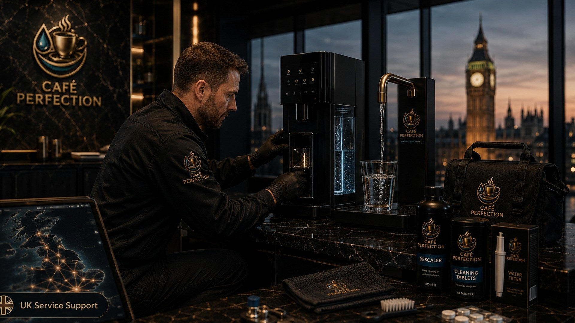 Commercial water cooler care and servicing